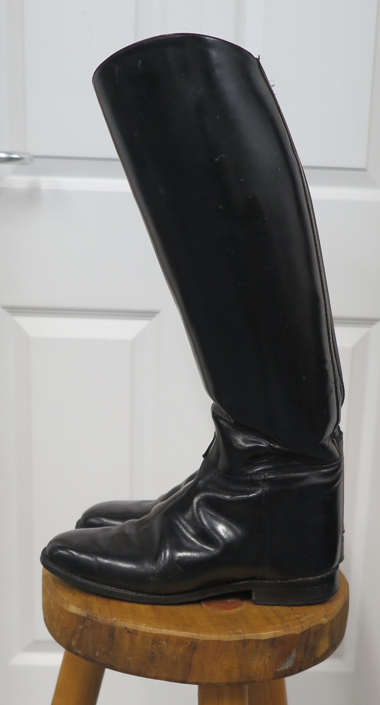 Size 7.5, Black Leather Boots
