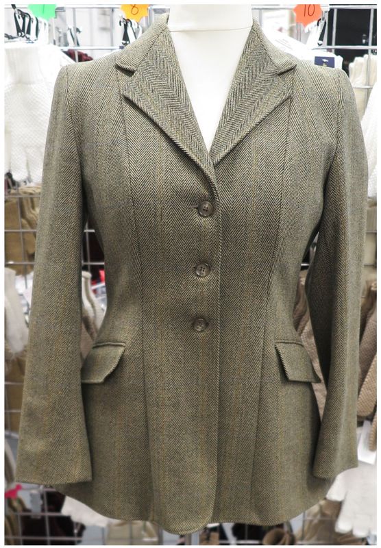 Ladies 36 Ladies 36" Caldene, Tweed Hacking Jacket
