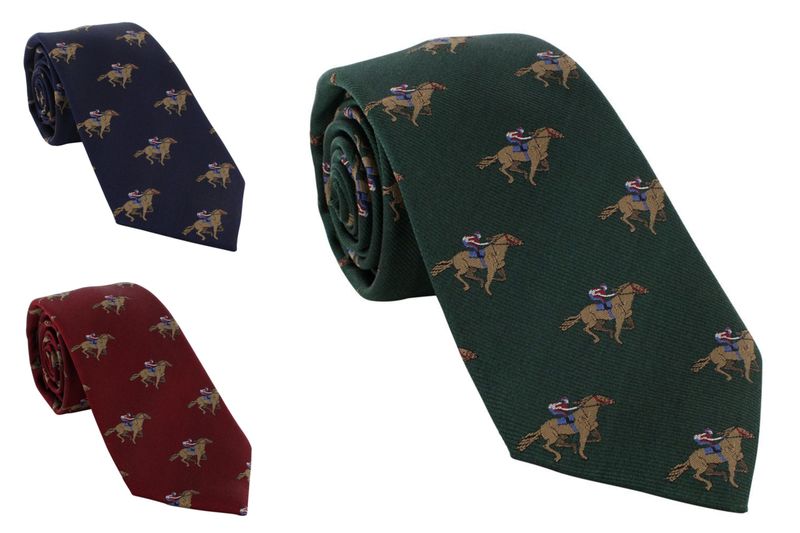 Woven Silk Racing Ties