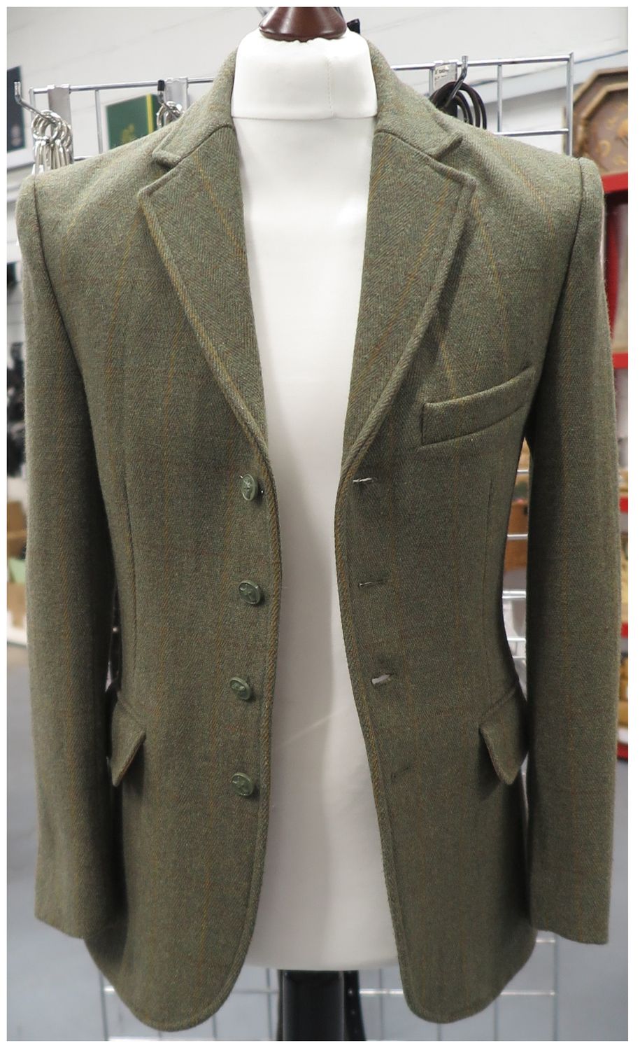 Gents 34", Equetech Tweed Hacking Jacket