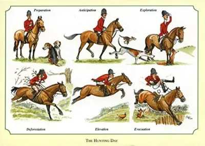 The Hunting Day ~ Notecards with Envelopes