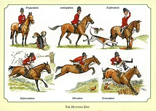 The Hunting Day ~ Notecards with Envelopes