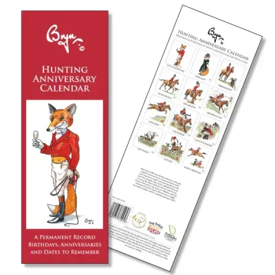 Birthday/Anniversary Calendar - Bryn Parry, Hunting