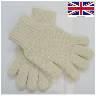 Natural Ecru, Oiled Wool Hunting Gloves Natural Ecru, Oiled Wool Hunting Gloves
