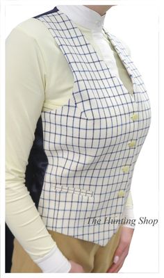 *Ladies Tattersall Waistcoats