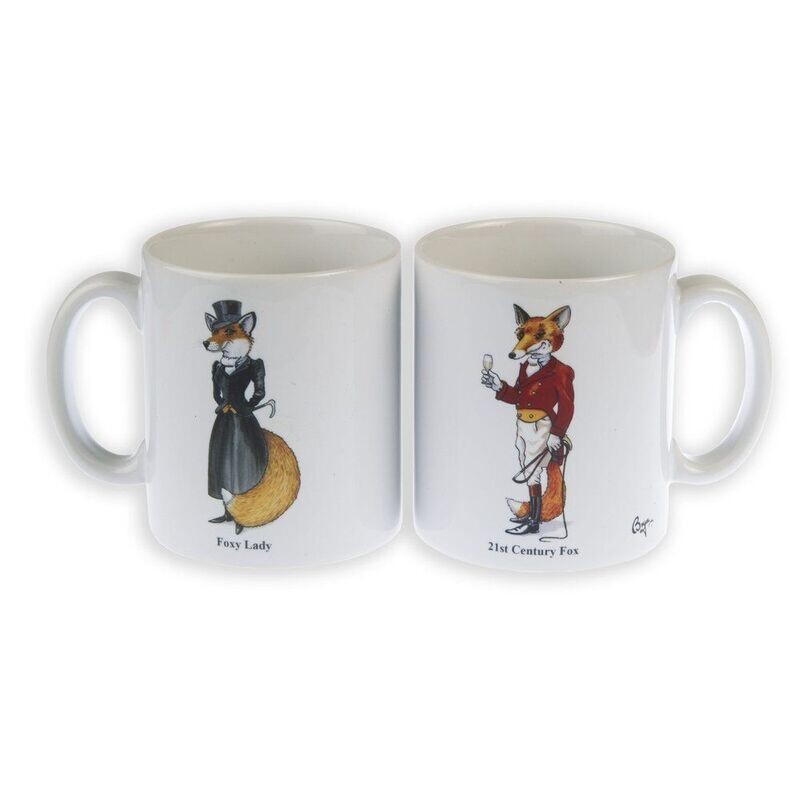 Mr & Mrs Fox, Ceramic Mug Mr & Mrs Fox, Ceramic Mug