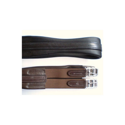 46 46" English Leather Atherstone Girth