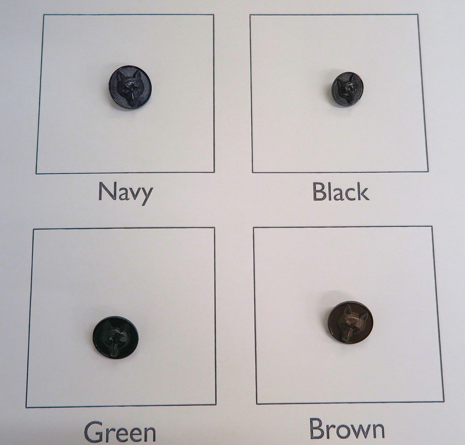 *Fox Mask Buttons *Fox Mask Buttons