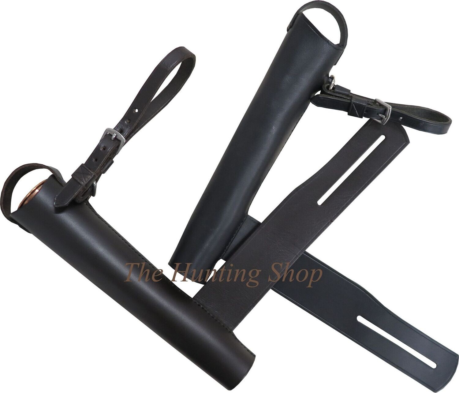Saddle Mounted Leather Horn Cases Saddle Mounted Leather Horn Cases