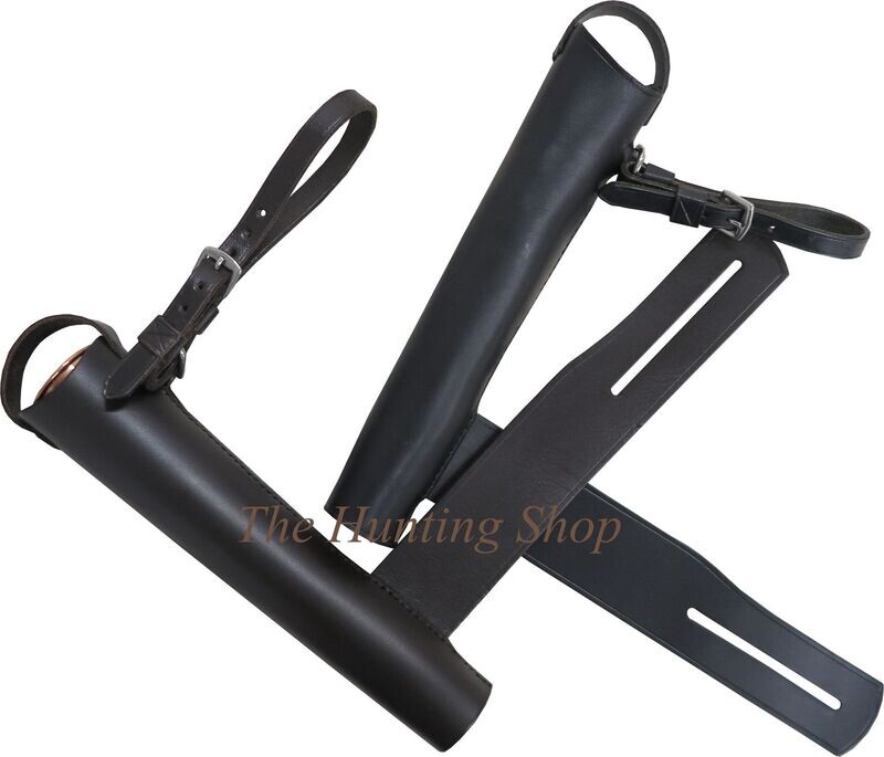 Saddle Mounted Leather Horn Cases Saddle Mounted Leather Horn Cases