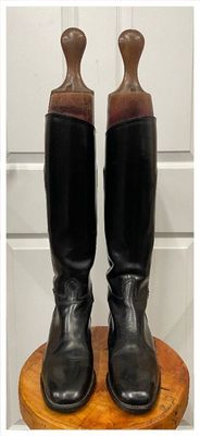 Size 4, Regent Black Leather Boots Size 4, Regent Black Leather Boots