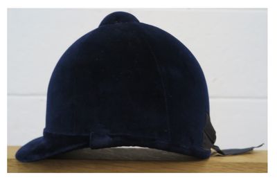 52cm Herbert Johnson, Navy Hunt Cap 52cm Herbert Johnson, Navy Hunt Cap