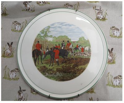 Hunting Scene Plate Hunting Scene Plate