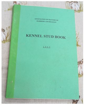 Association of Masters of Harrier & Beagles - Kennel Stud Book 1992 Association of Masters of Harrier & Beagles - Kennel Stud Book 1992