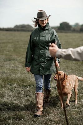 Ladies 40-42" Green,  "Classic" RI-DRY Waterproof Hunter Coats