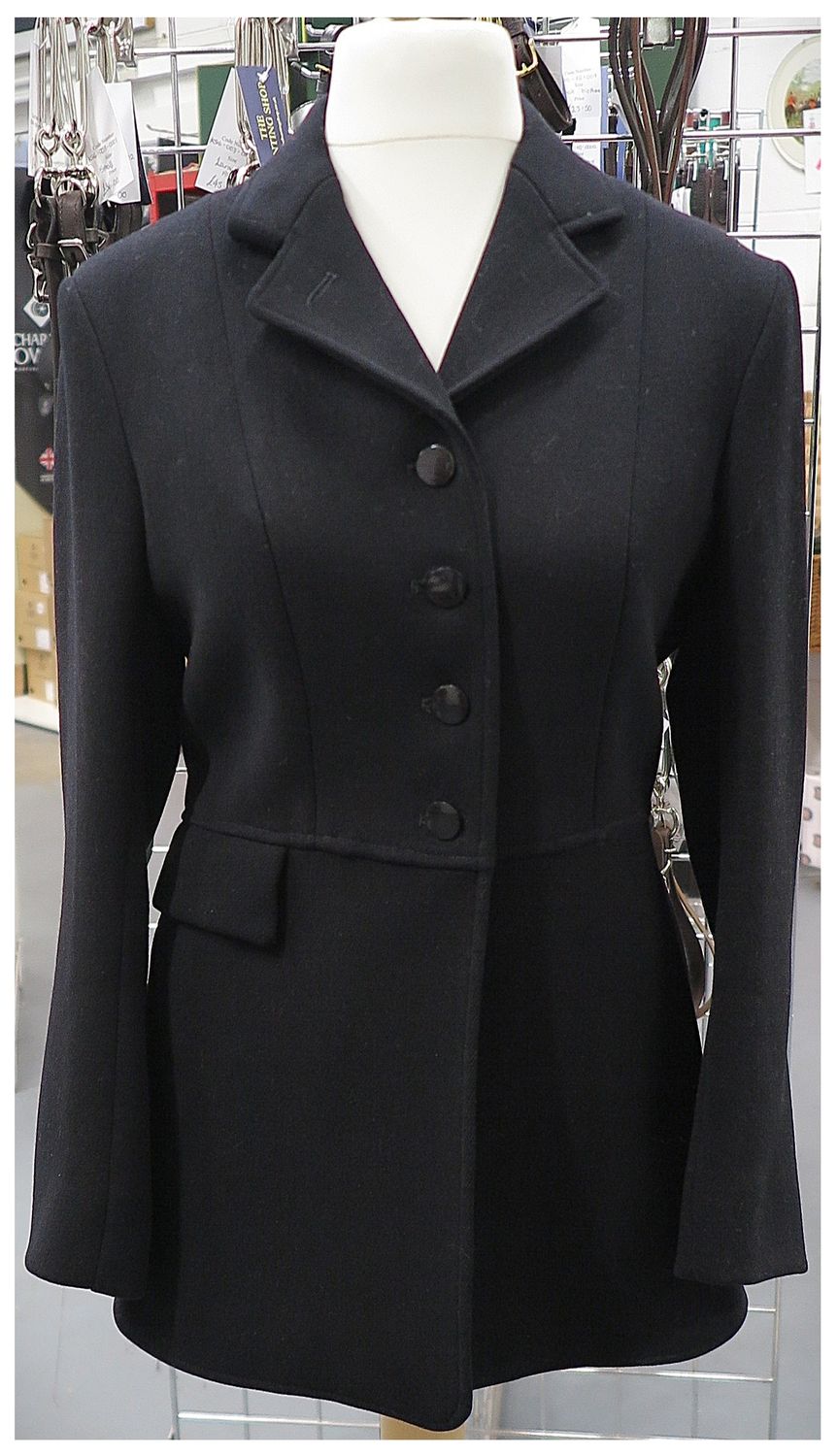 Ladies 36 Ladies 36" Foxley, Black Hunt Coat