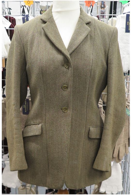Ladies 38 Ladies 38" W&H Giddens, Keepers Tweed Hacking Jacket