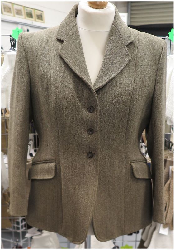 Ladies 42 Ladies 42" Alexander James, Keepers Tweed Hacking Jacket