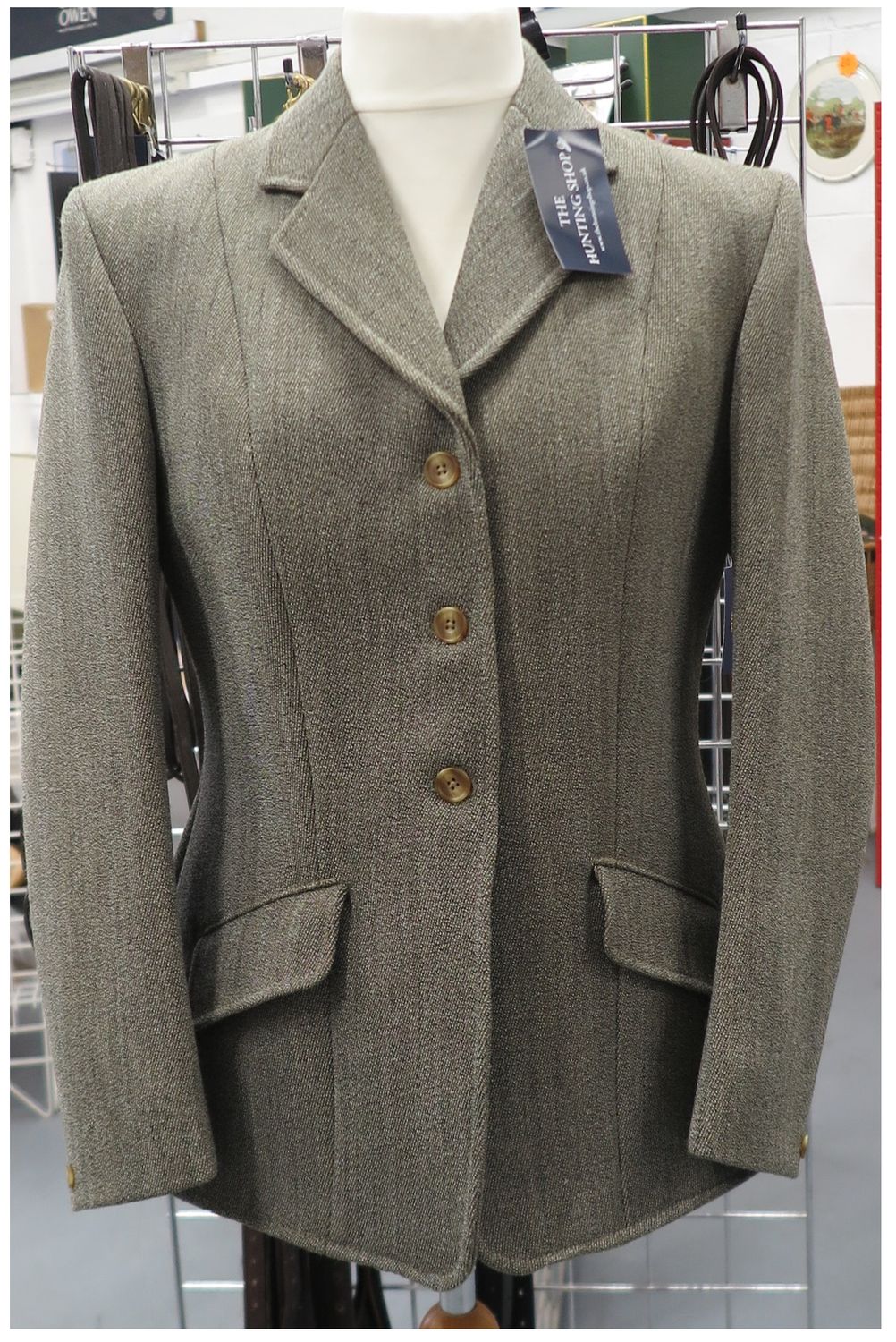 Ladies 38", Keepers Tweed Hacking Jacket