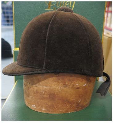 55cm Harry Hall , Brown Hunt Cap