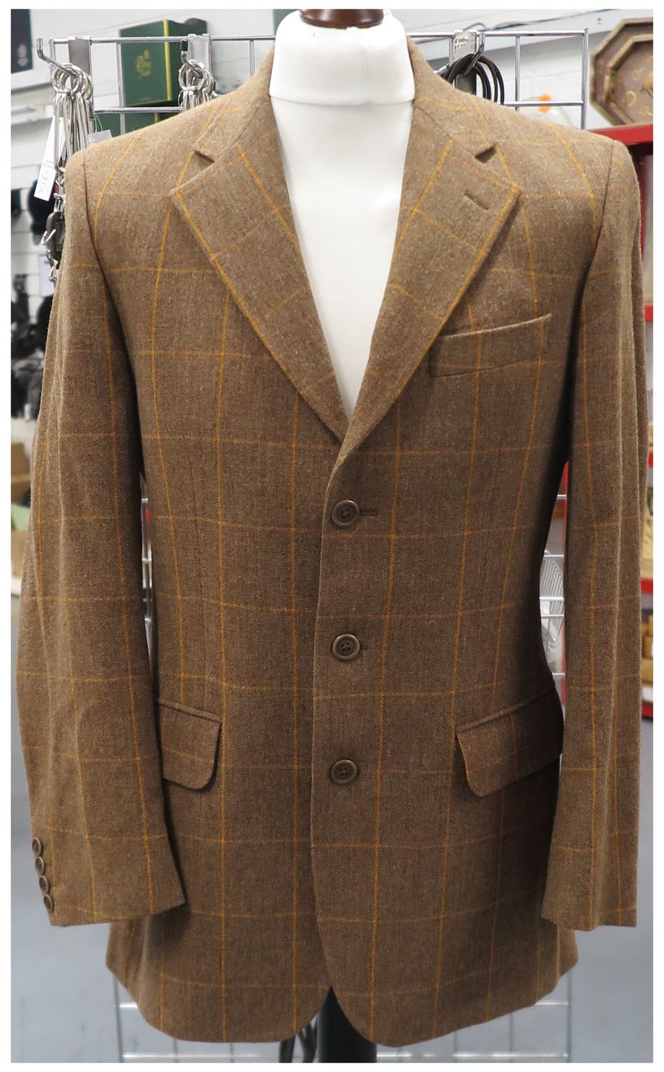 Gents 40", Swaine Adeney Tweed Hacking Jacket