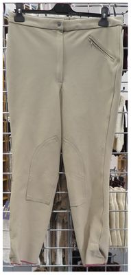 Ladies 32" Shires, Beige Stretch Breeches