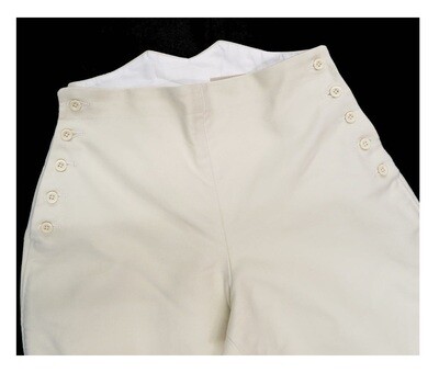 Ladies 38", Cream Cavalry Twill Hunting Breeches