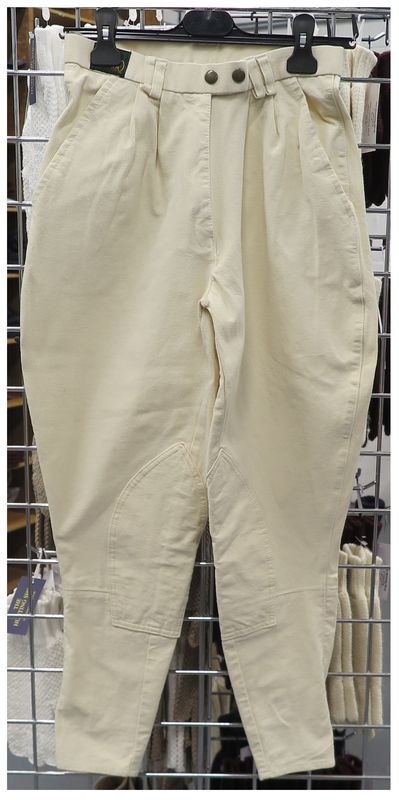 Ladies 26" Tally Ho, Cream Stretch Breeches