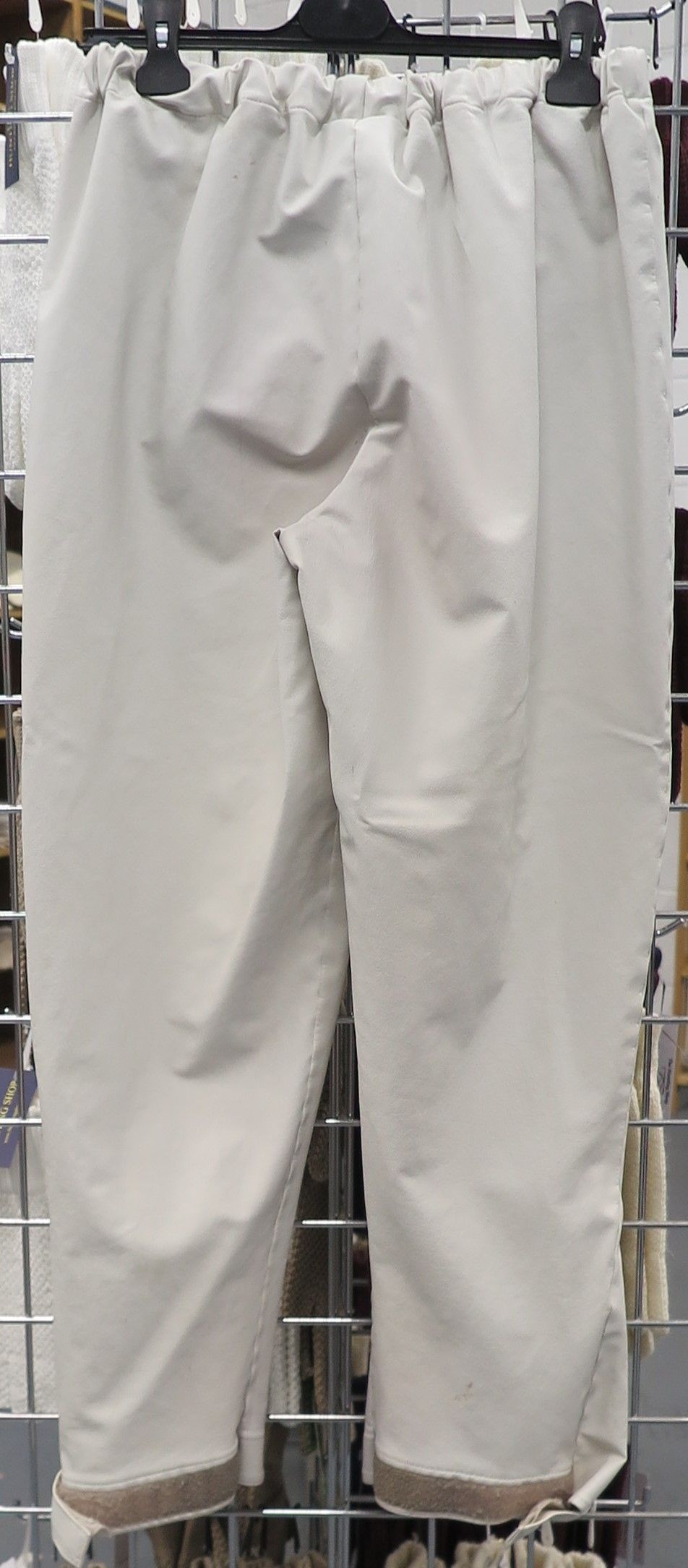 White Waterproof Overtrousers- Medium