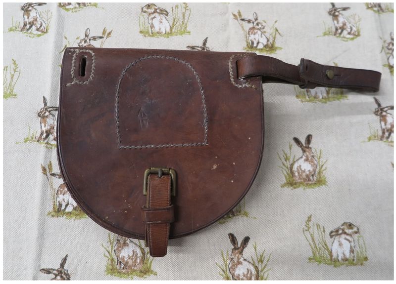 WWII Military Horsehoe Leather Case WWII Military Horsehoe Leather Case