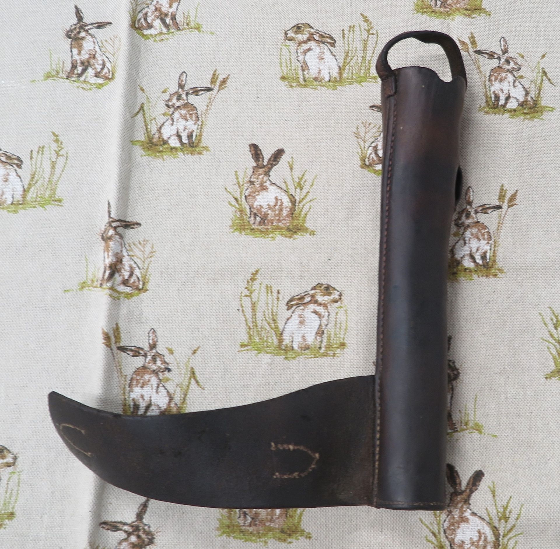 Brown Leather Horn Case