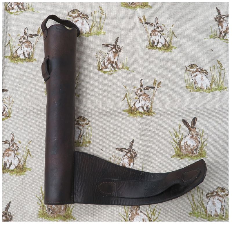 Brown Leather Horn Case Brown Leather Horn Case