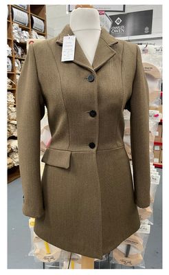 Ladies 32" Lady Gregory, Brown Keepers Tweed Hunt Coat
