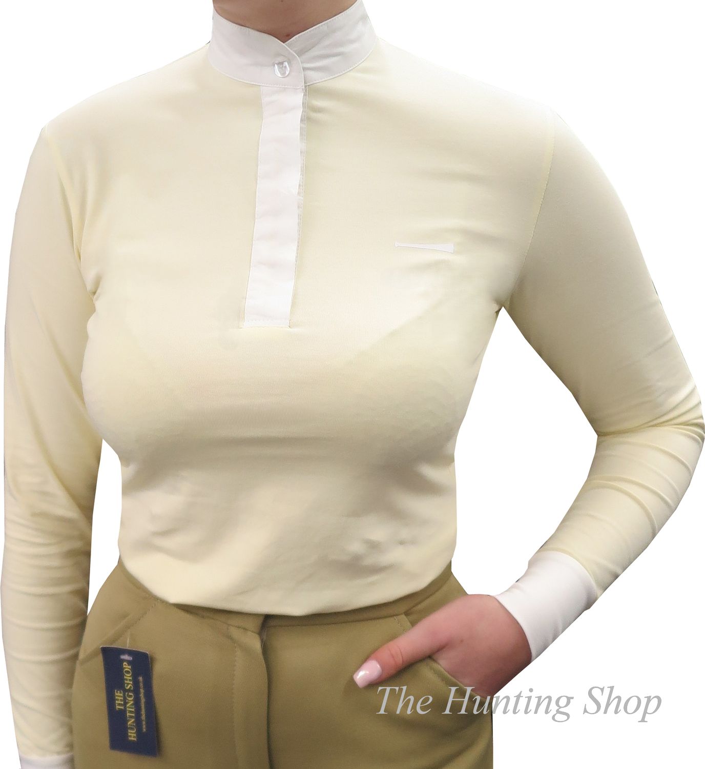 *Ladies Cotton Stock Shirt