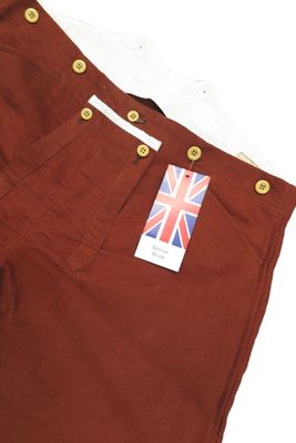 *Gents Rust Moleskin Hunting Breeches