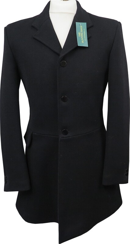*Gents 40" -  44" Black, Waterford Hunt Coats (4 Button)