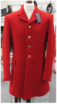 Gents 42" Scarlet , Beresford Hunt Coat (4 Button)