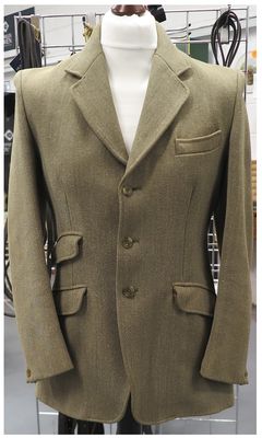 Gents 38 Gents 38", Keepers Tweed Hacking Jacket