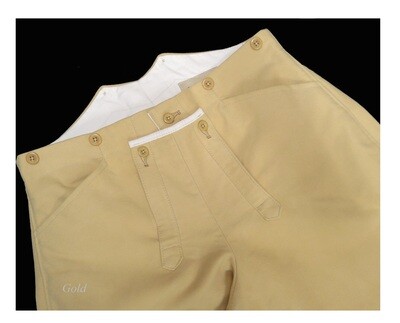 Gents 34" Gold, Moleskin Hunting Breeches