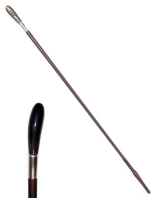 Buffalo Horn, Plaited Show Cane Buffalo Horn, Plaited Show Cane