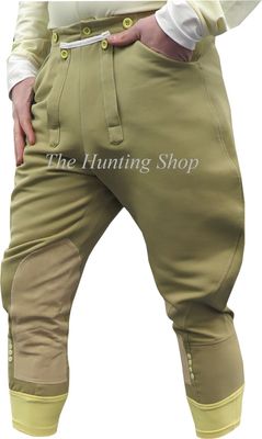 Gents 36" Split Fall, Fawn One Way Stretch Breeches