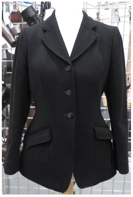 Ladies 34", Black Hunt Coat