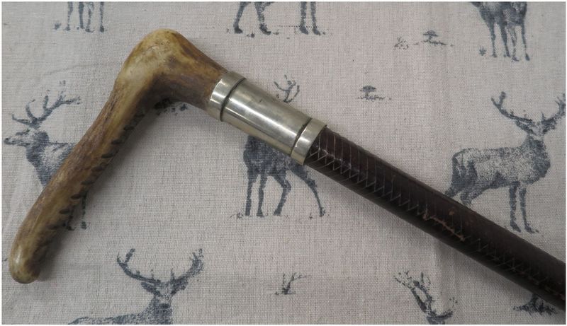 Gents Vintage, Leather Hunting Whip