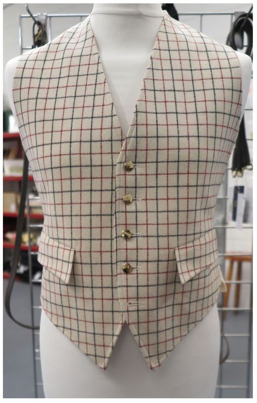 Gents 38", Matlock & Brown Tattersall Waistcoat