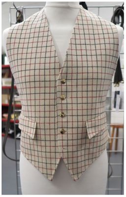 Gents 38", Matlock & Brown Tattersall Waistcoat