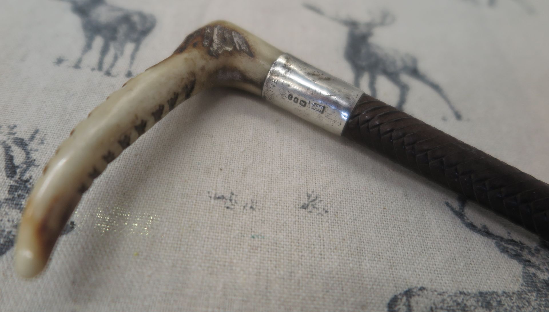 Childs/Teens Swaine,  Leather Hunting Whip C.1971
