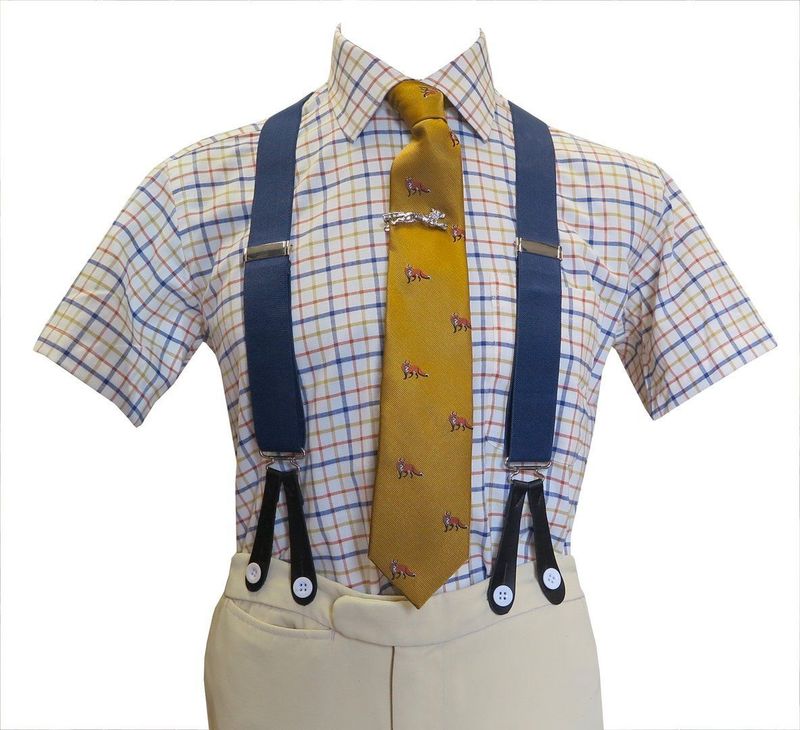 38" Gents 'Badminton', Tattersall Check Shirt