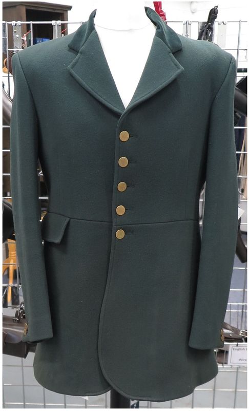 Gents 44 Gents 44" Alexander James, Green Hunt Coat