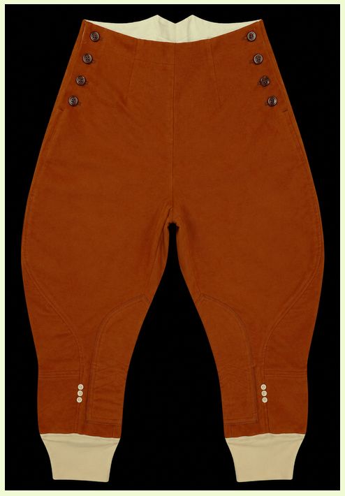 *Ladies Rust Moleskin Hunting Breeches