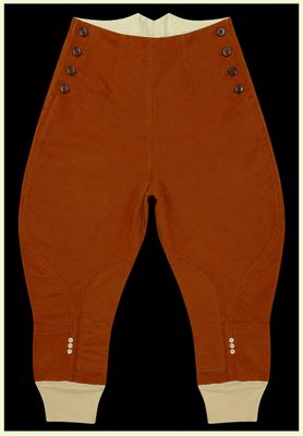 *Ladies Rust Moleskin Hunting Breeches